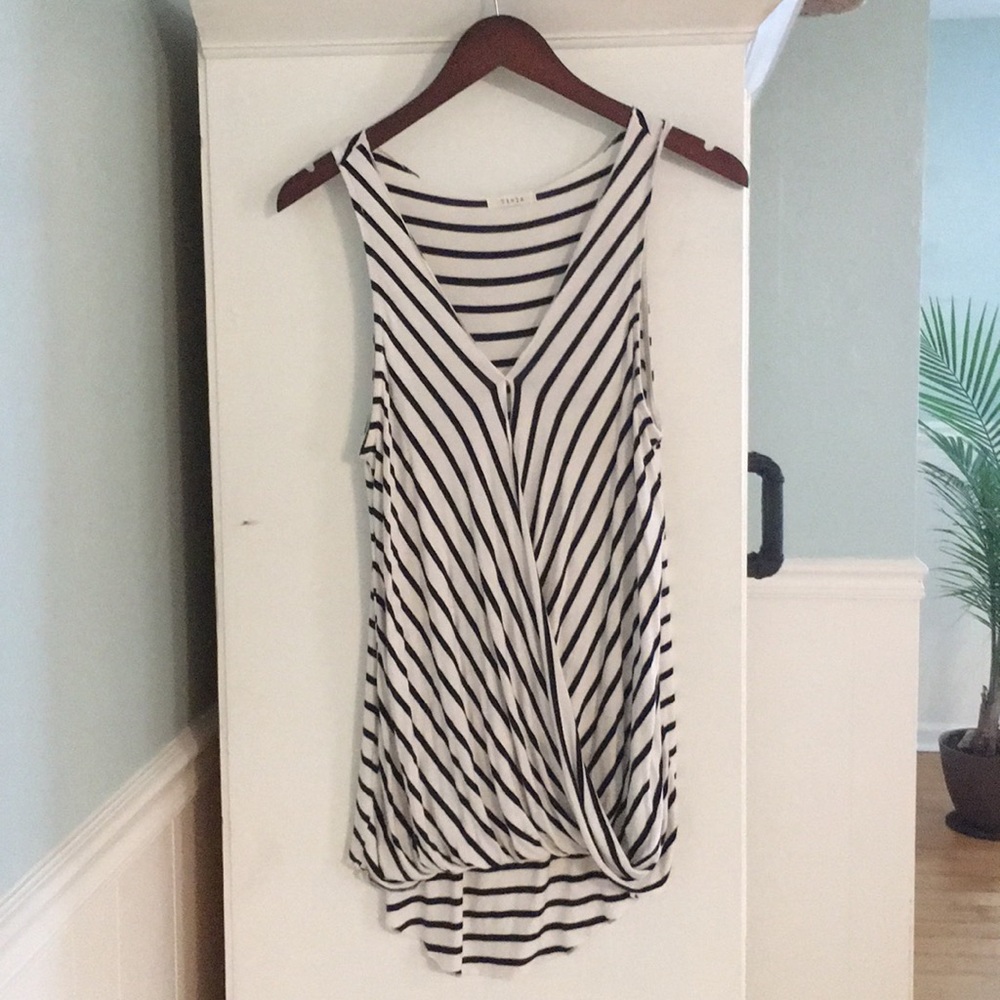 Striped Tank Blouse